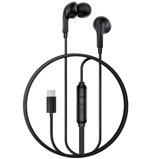 Handsfree USB-C XO Design EP82, Černá