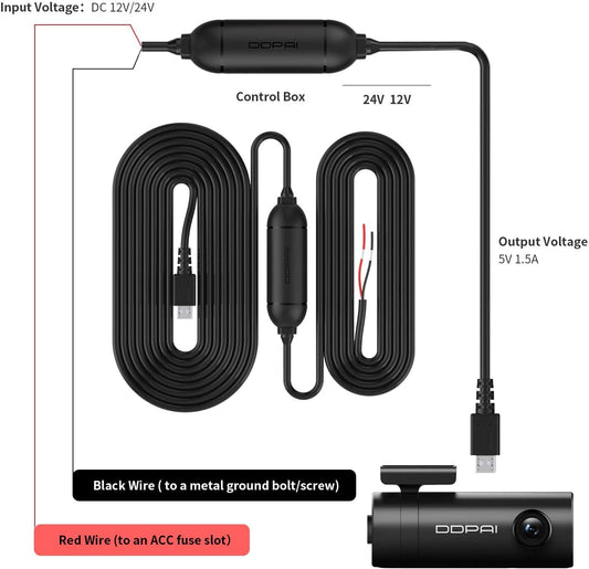 Hardwire DDPAI pro kameru Mini Pro