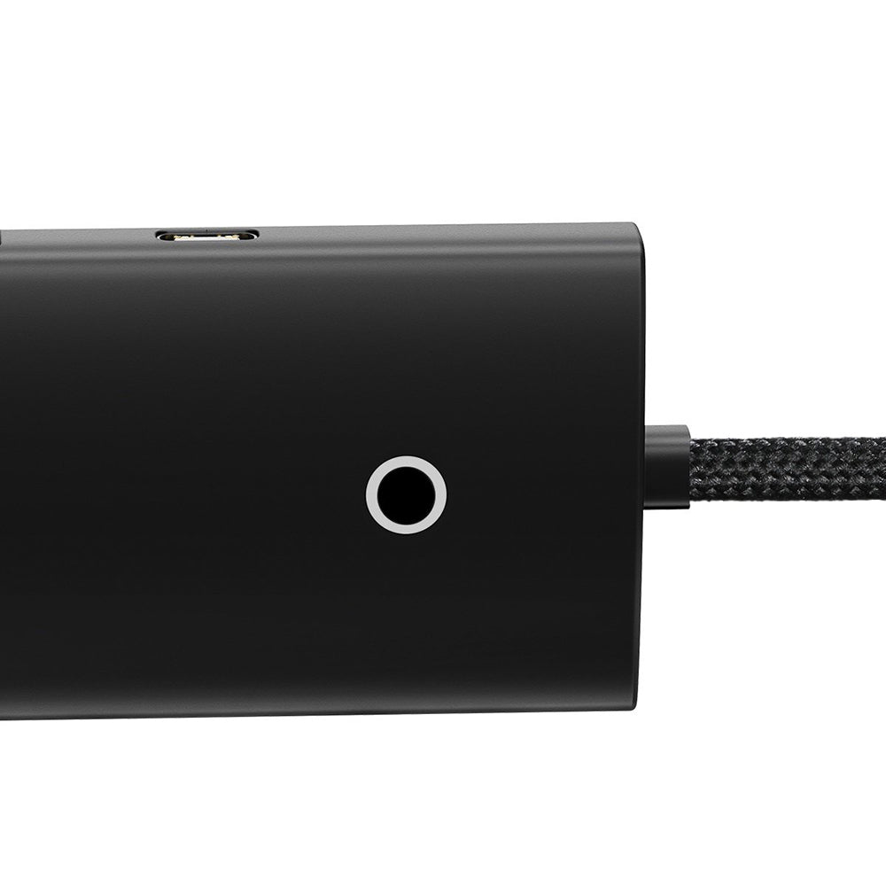 Hub USB Baseus Lite, 4 x USB-A 3.0 - 1 x USB-C, 1m, Černý WKQX030101