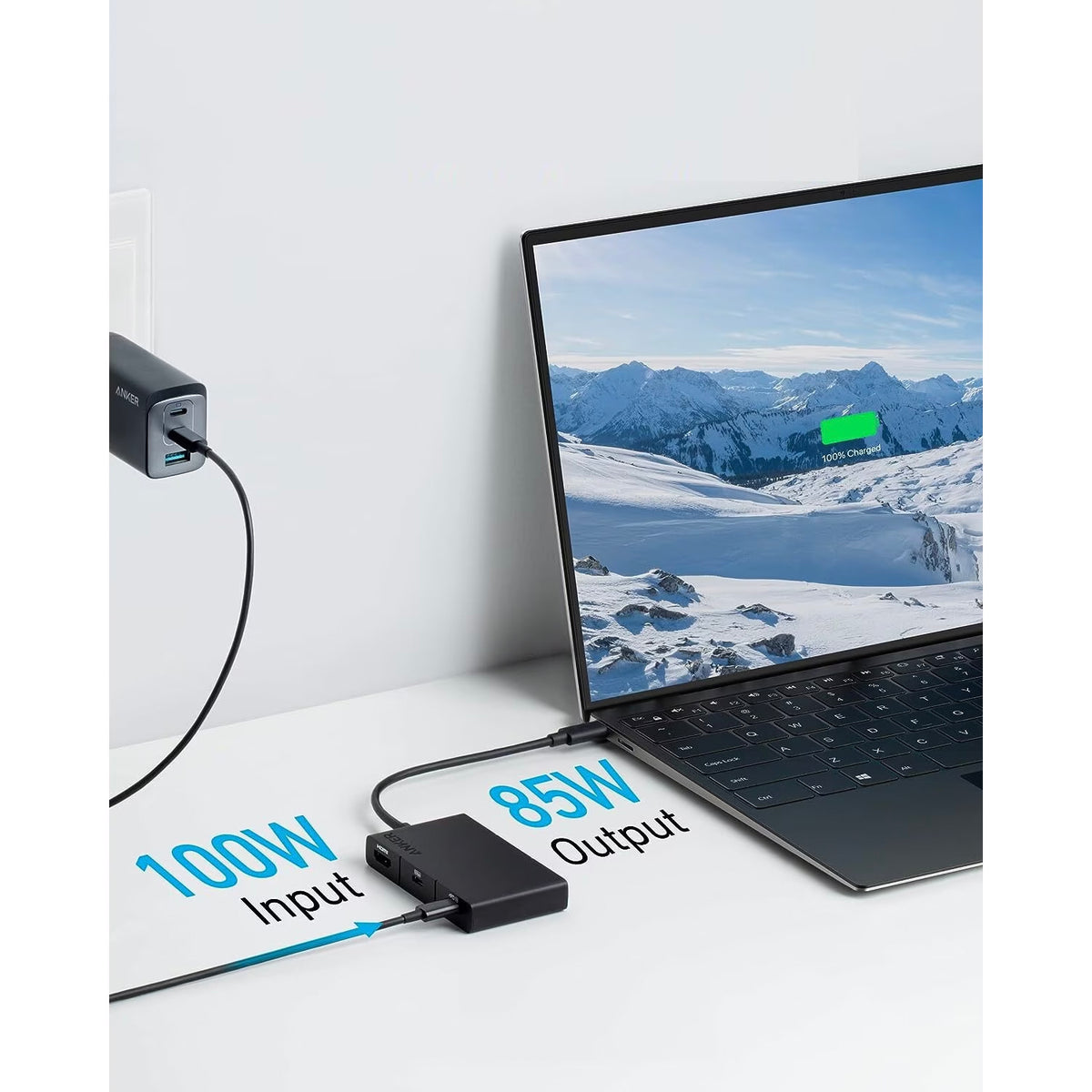 USB-C Hub Anker 332, 2 x USB-A - 2 x USB-C - 1 x HDMI, Černý A8356G11