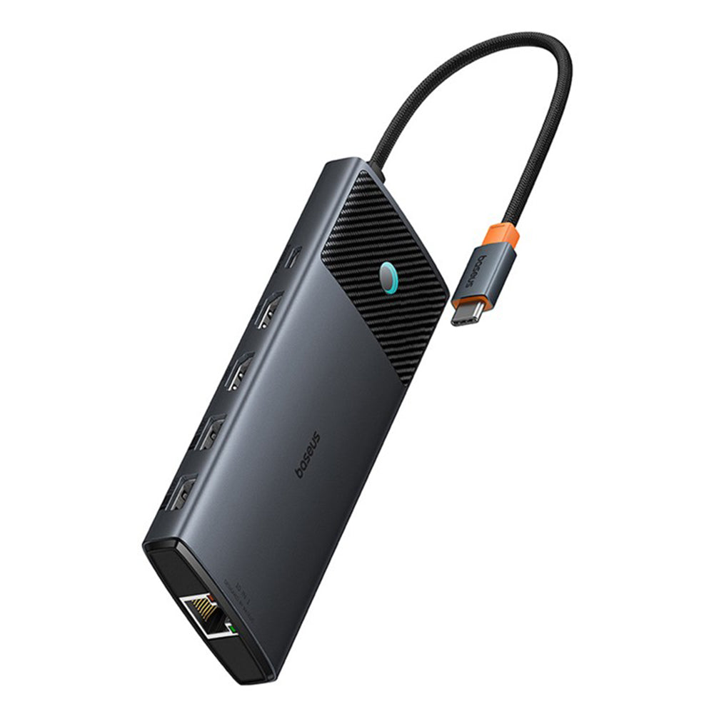 USB-C Hub Baseus Gleam II, 10v1, Černý B00061800123-00