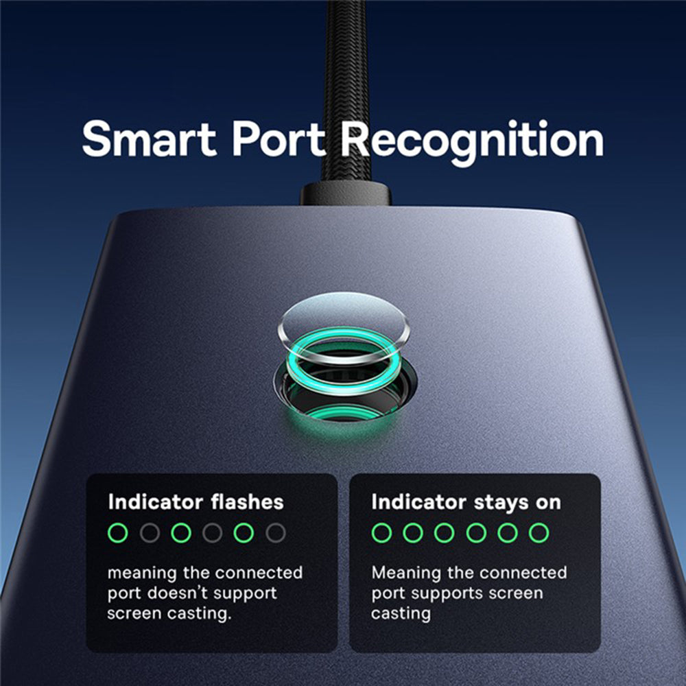 Hub USB-C Baseus UltraJoy, 4 x USB-A 3.0 - 1 x USB-C - 1 x HDMI - 1 x VGA, šedý B00052803811-01