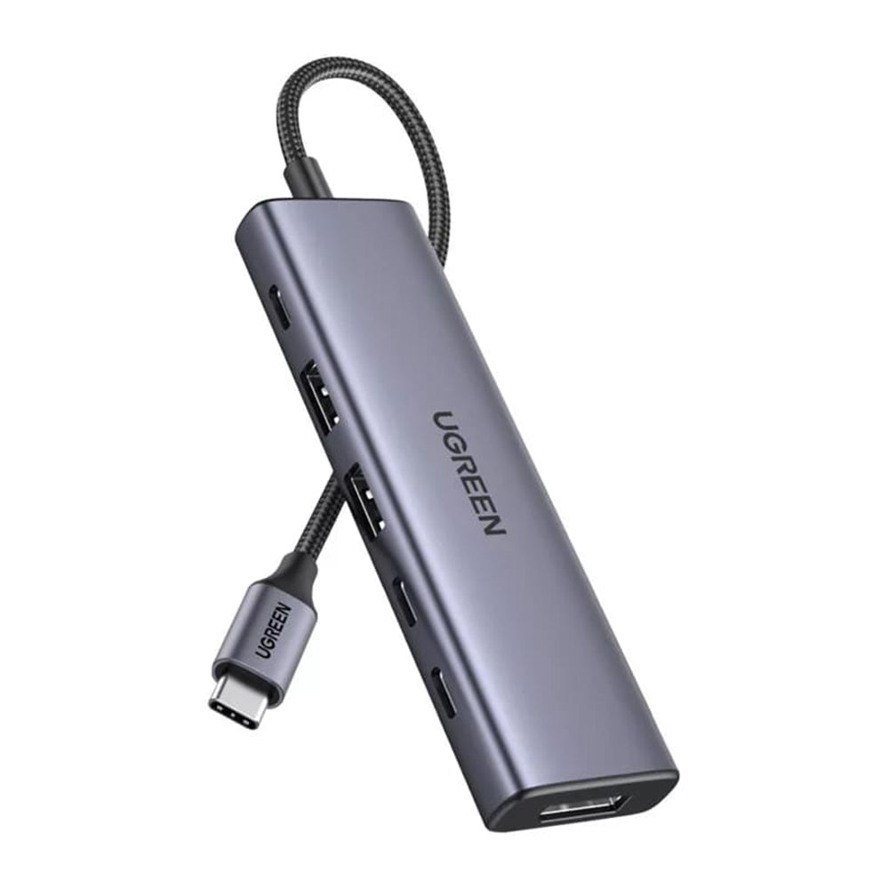 Hub USB-C UGREEN CM511 (75586), 6v1, Šedý