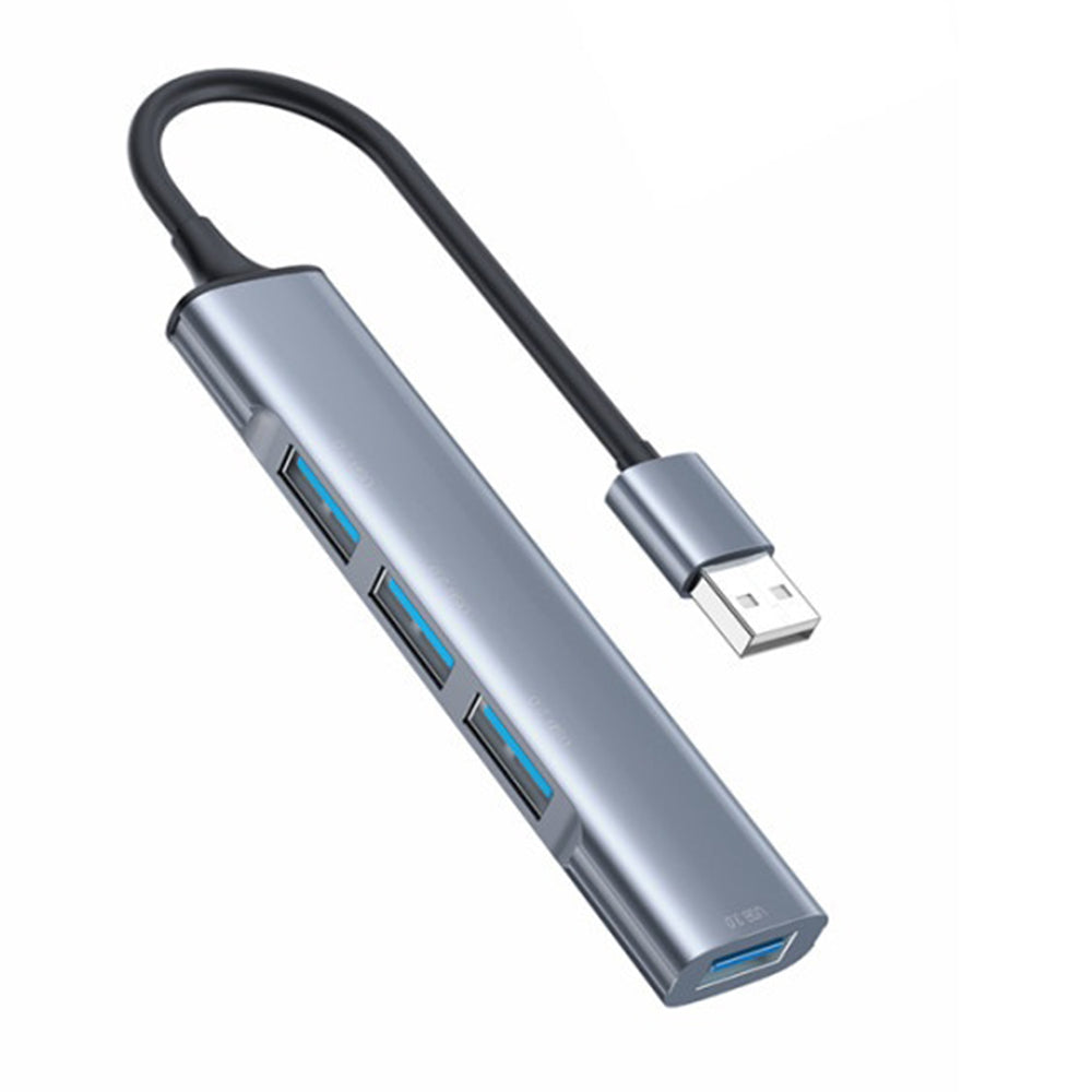 USB hub Yesido HB18, 4v1, Šedý