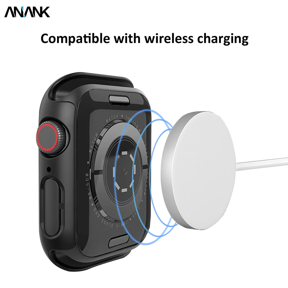 Pouzdro Anank Screen Guard pro Apple Watch Series 7 41mm, černé