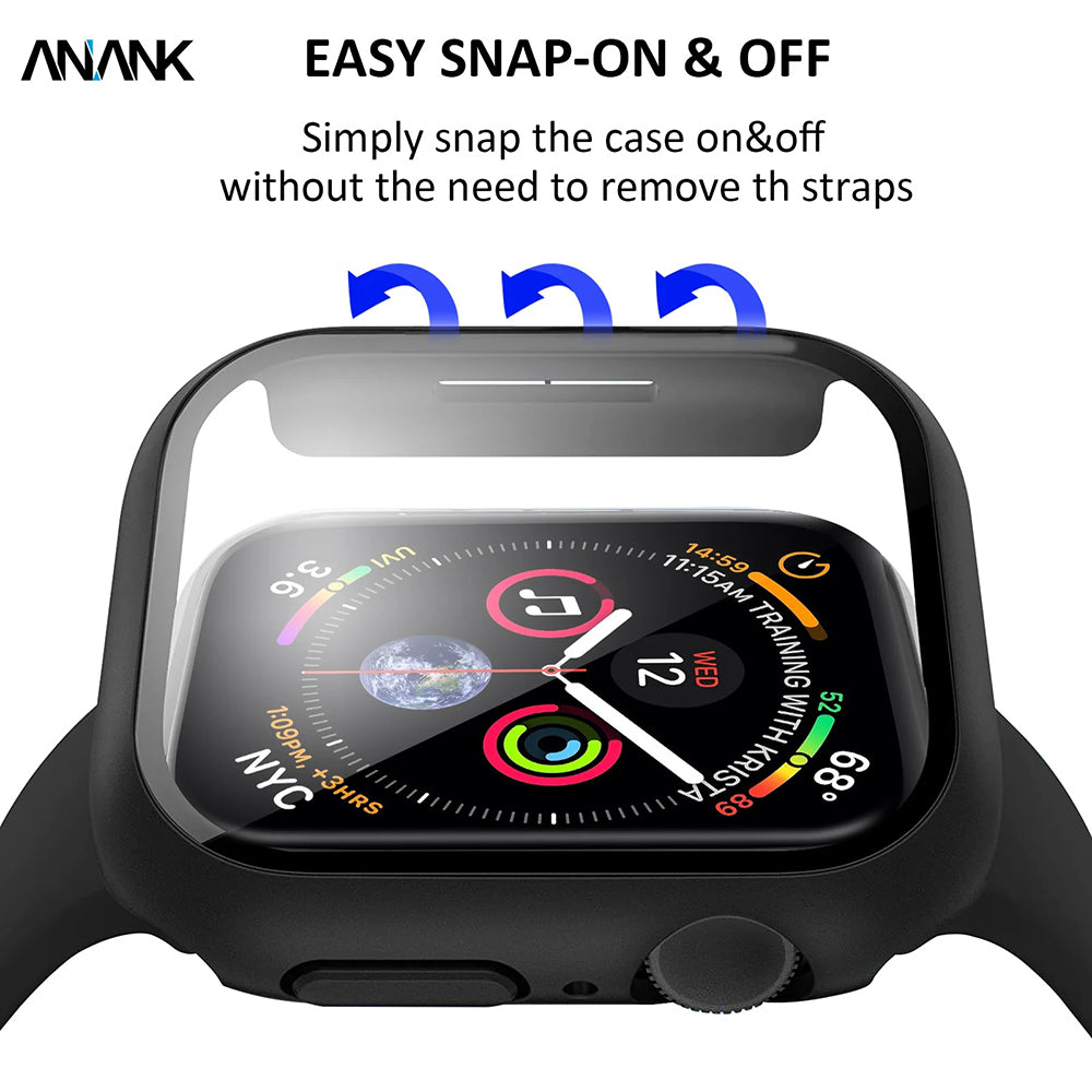 Pouzdro Anank Screen Guard pro Apple Watch Series 7 41mm, černé