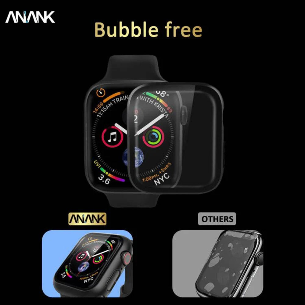 Pouzdro Anank Screen Guard pro Apple Watch Series 7 41mm, černé