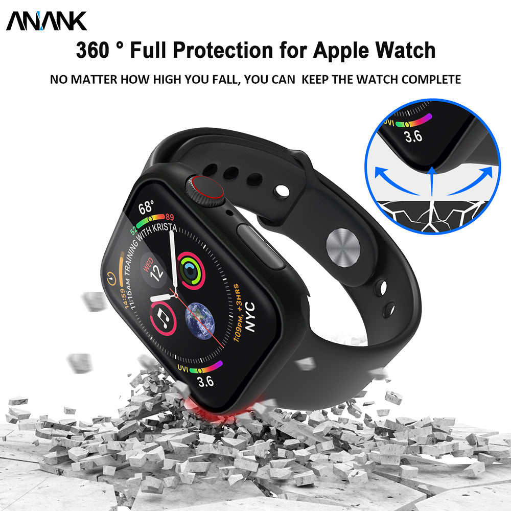 Pouzdro Anank Screen Guard pro Apple Watch Series 7 41mm, černé