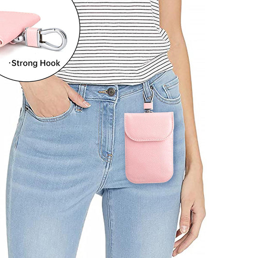 Peněženka s RFID ochranou Techsuit AF2, růžová