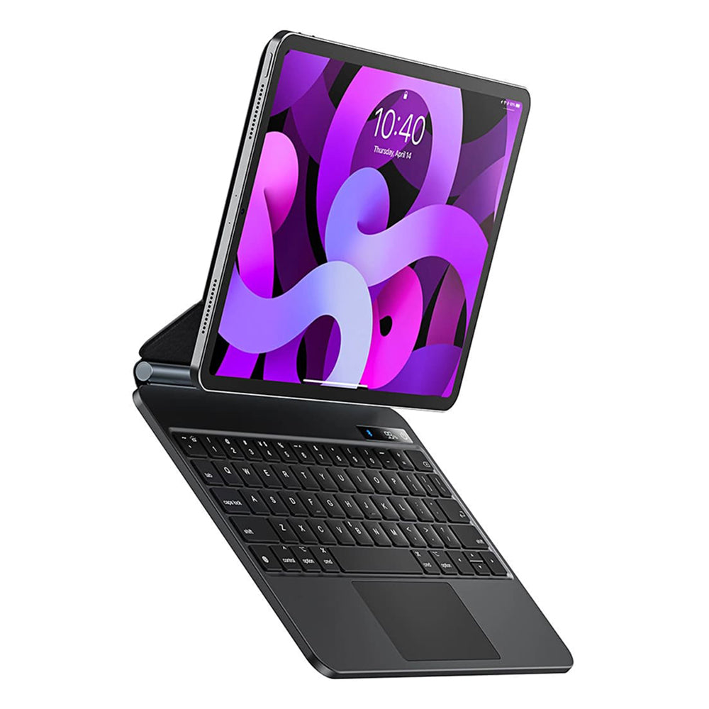 Pouzdro s klávesnicí pro Apple iPad Pro 12.9 (2022) / Pro 12.9 (2021) / Pro 12.9 (2020) / Pro 12.9 (2018), Baseus, Brilliance, šedé