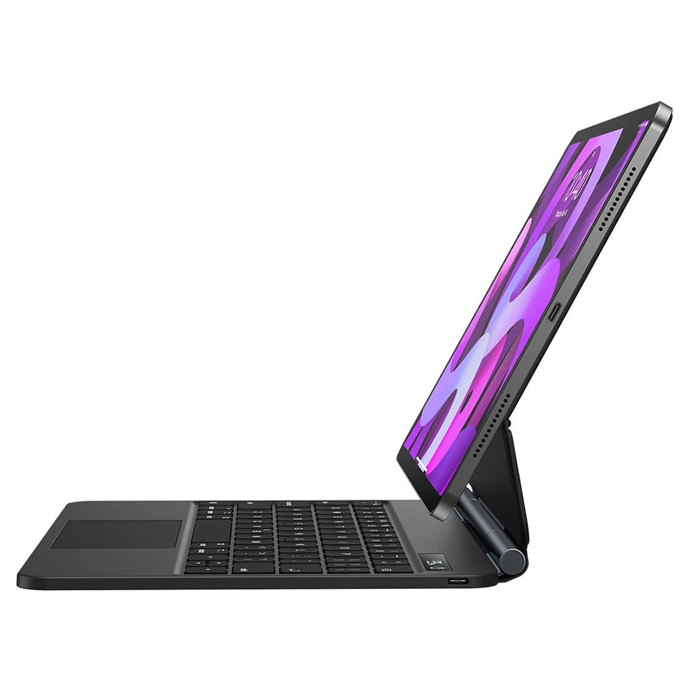 Pouzdro s klávesnicí pro Apple iPad Pro 12.9 (2022) / Pro 12.9 (2021) / Pro 12.9 (2020) / Pro 12.9 (2018), Baseus, Brilliance, šedé