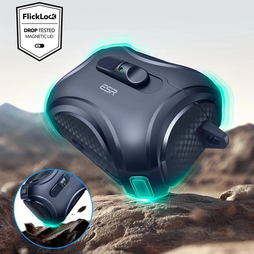 Pouzdro ESR Cyber FlickLock pro Apple AirPods Pro 3, Modrá