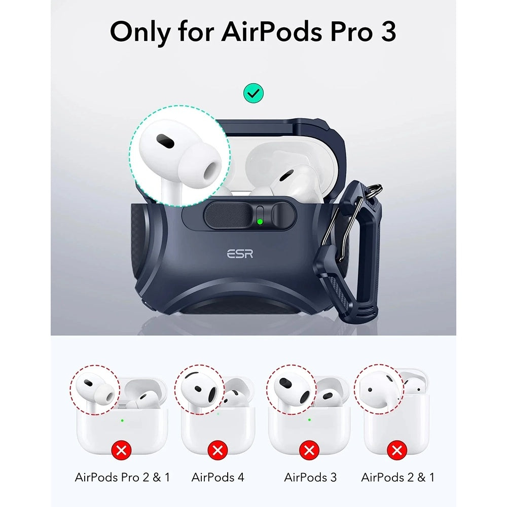 Pouzdro ESR Cyber FlickLock pro Apple AirPods Pro 3, Modrá