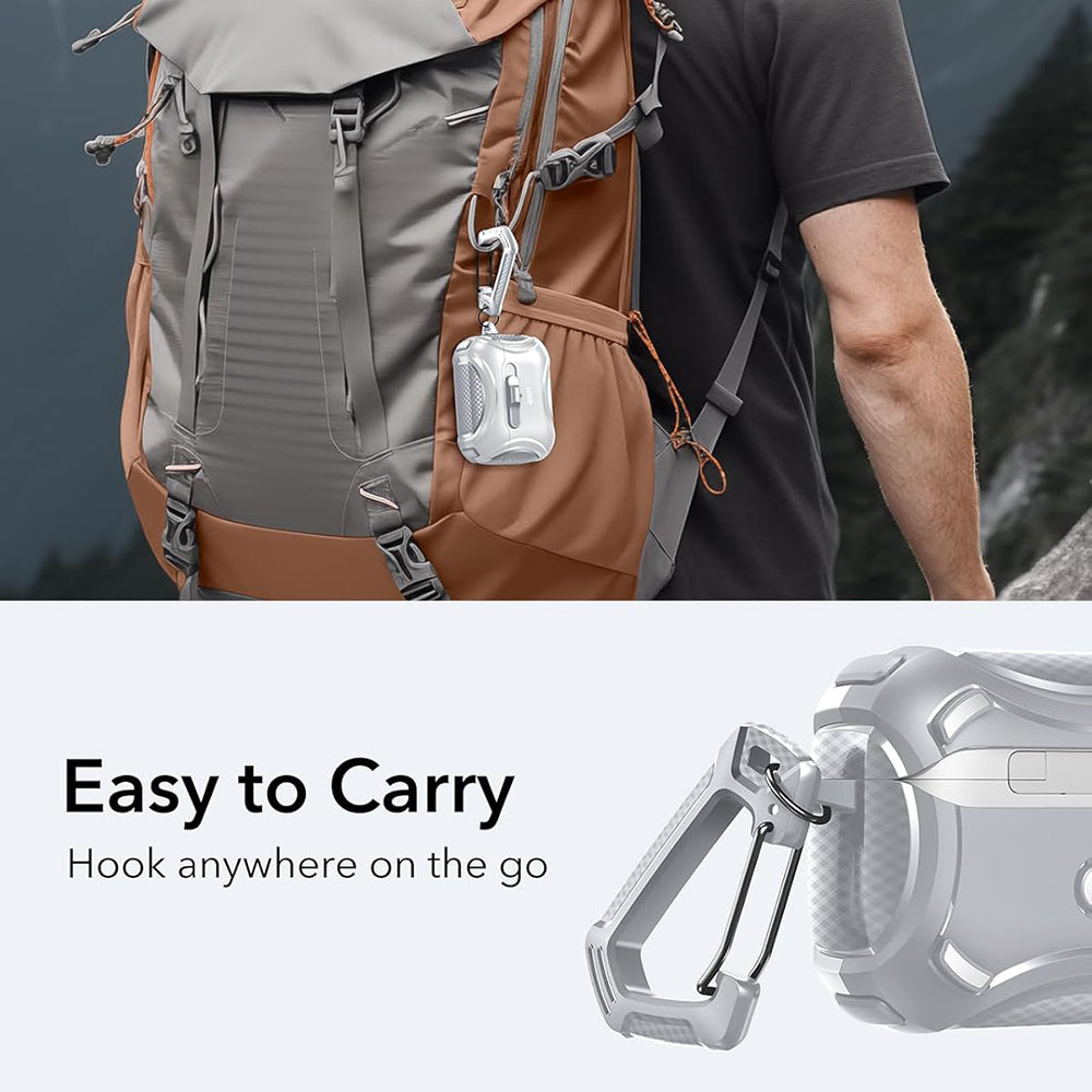 Pouzdro ESR Cyber pro Apple AirPods Pro Series, šedé