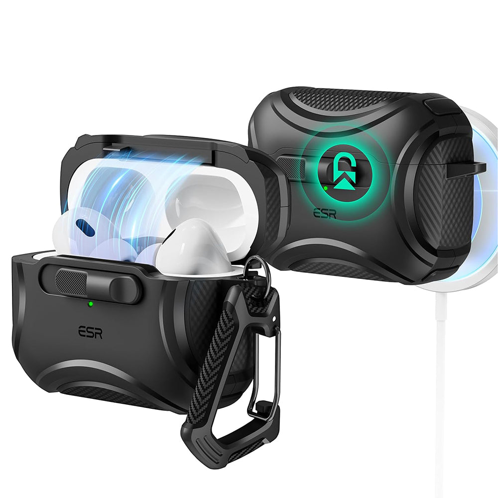 Pouzdro ESR Cyber pro Apple AirPods Pro Series, černé