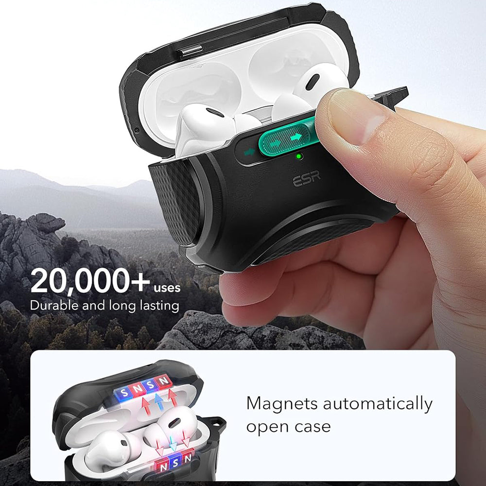Pouzdro ESR Cyber pro Apple AirPods Pro Series, černé
