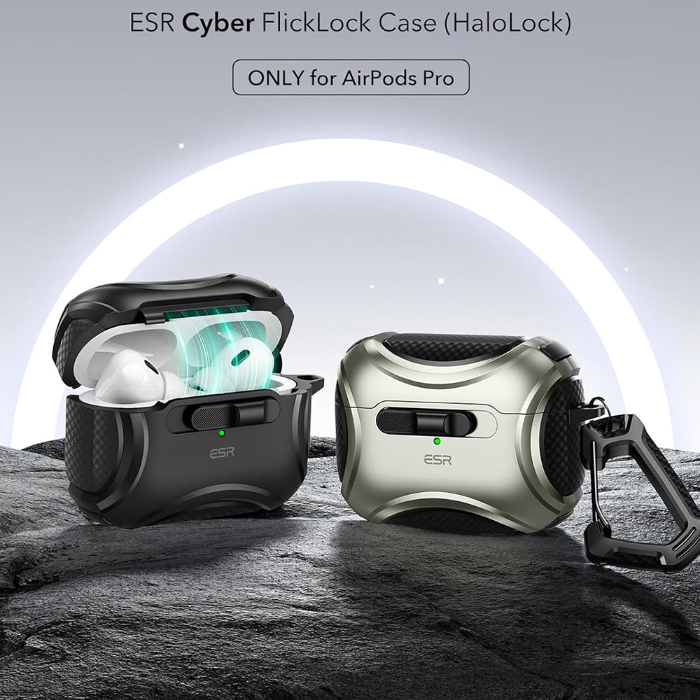 Pouzdro ESR Cyber pro Apple AirPods Pro Series, černé