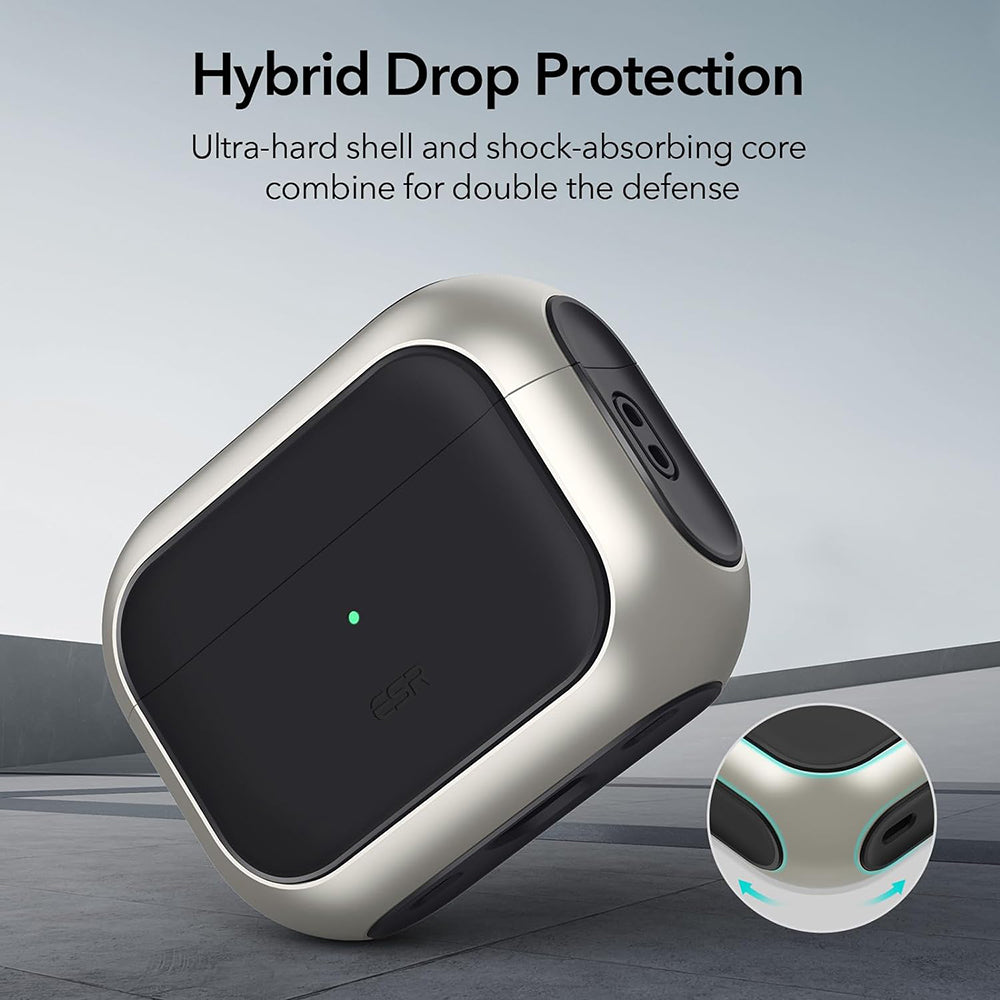 Pouzdro ESR Orbit Hybrid pro Apple AirPods 4, Bílá