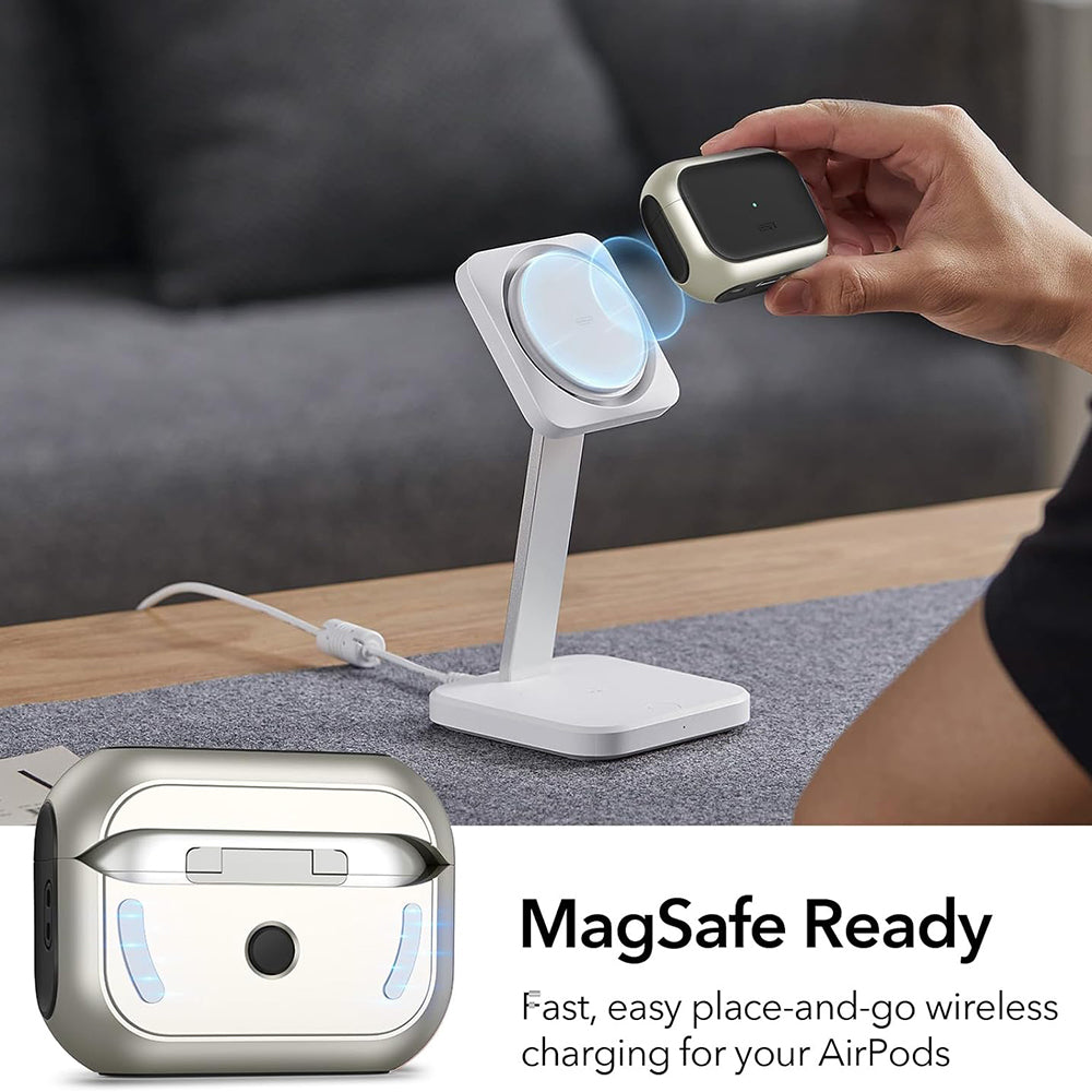 Pouzdro ESR Orbit Hybrid pro Apple AirPods 4, Růžové