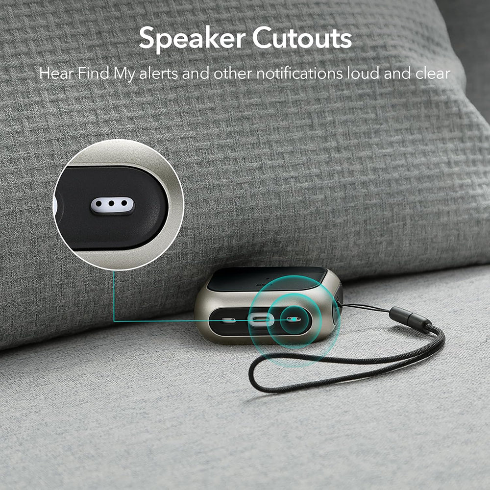 Pouzdro ESR Orbit Hybrid pro Apple AirPods 4, Růžové