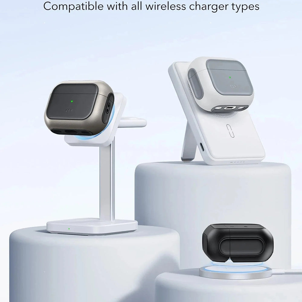 Pouzdro ESR Orbit Hybrid pro Apple AirPods Pro 3, šedé
