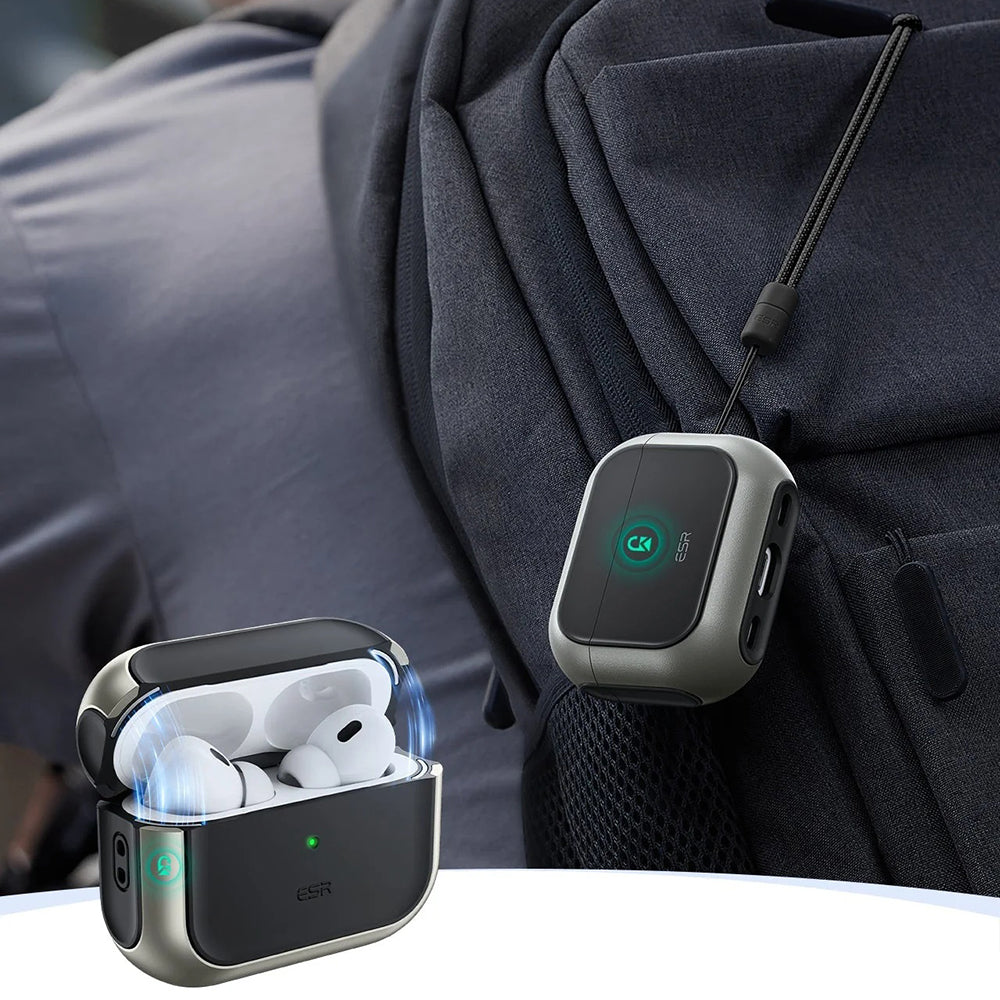Pouzdro ESR Orbit Hybrid pro Apple AirPods Pro 3, šedé