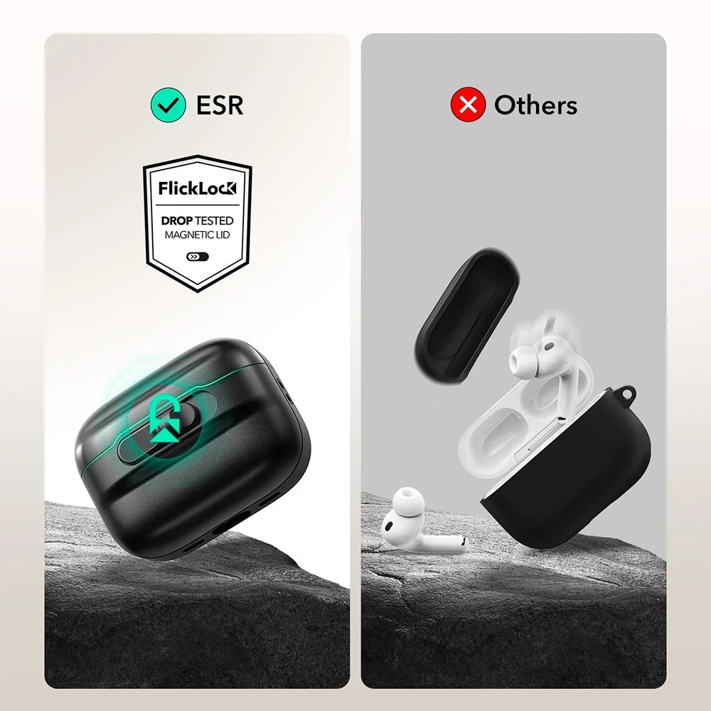 Pouzdro ESR Pulse Magnetic FlickLock pro Apple AirPods Pro 3, Bílá