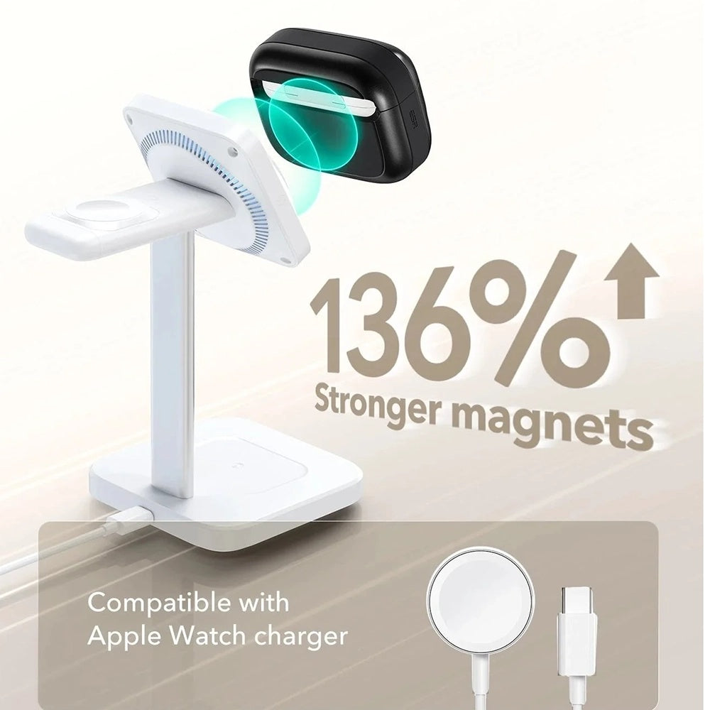 Pouzdro ESR Pulse Magnetic FlickLock pro Apple AirPods Pro 3, Šedé