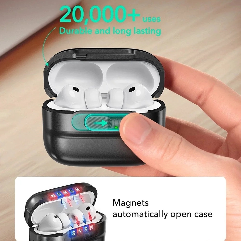 Pouzdro ESR Pulse Magnetic FlickLock pro Apple AirPods Pro 3, Šedé