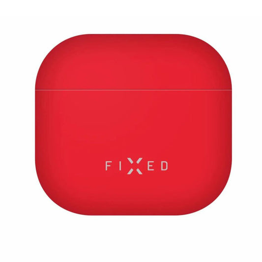 Pouzdro Fixed Silky pro Apple AirPods 4, Růžové