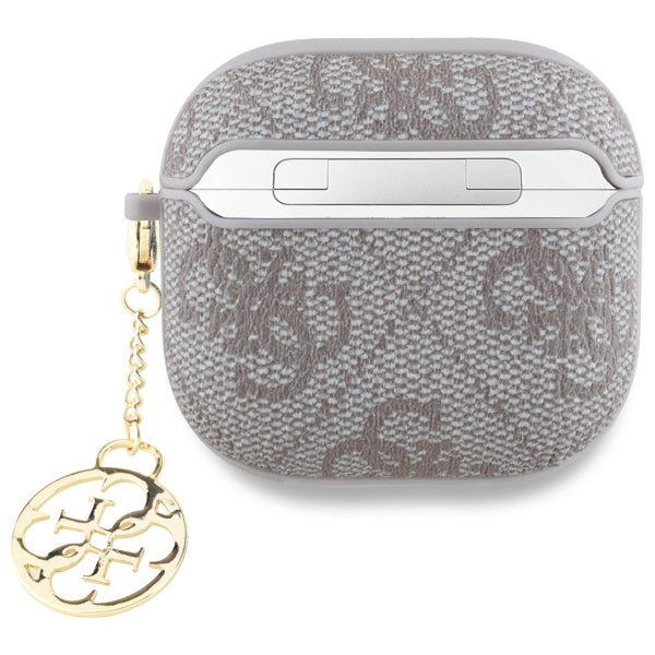 Pouzdro Guess 4G Charm pro Apple AirPods 4, Růžové