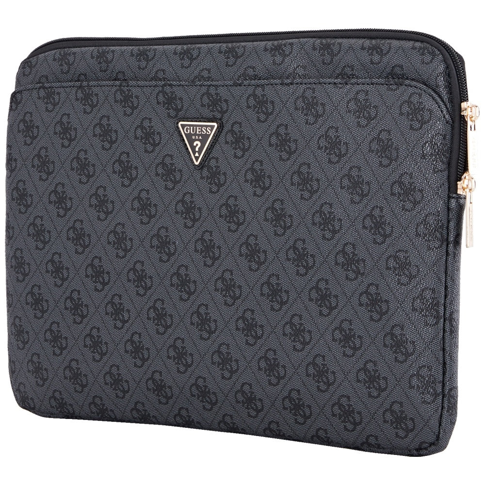 Pouzdro Guess 4G Triangle Logo pro Laptop 14inch, Černá