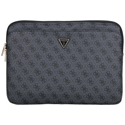Pouzdro Guess 4G Triangle Logo pro Laptop 14inch, Černá