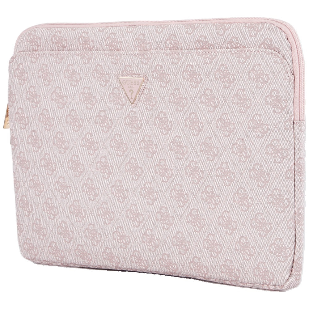 Pouzdro Guess 4G Triangle Logo pro Laptop 14inch, Růžové