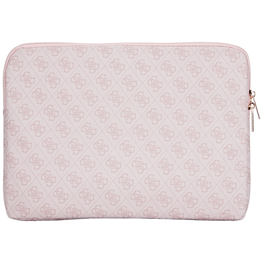 Pouzdro Guess 4G Triangle Logo pro Laptop 14inch, Růžové