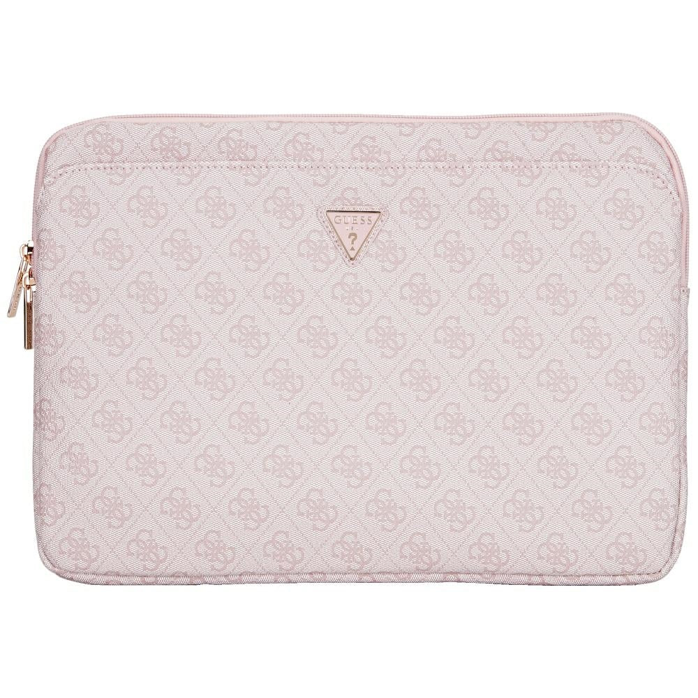 Pouzdro Guess 4G Triangle Logo pro Laptop 14inch, Růžové