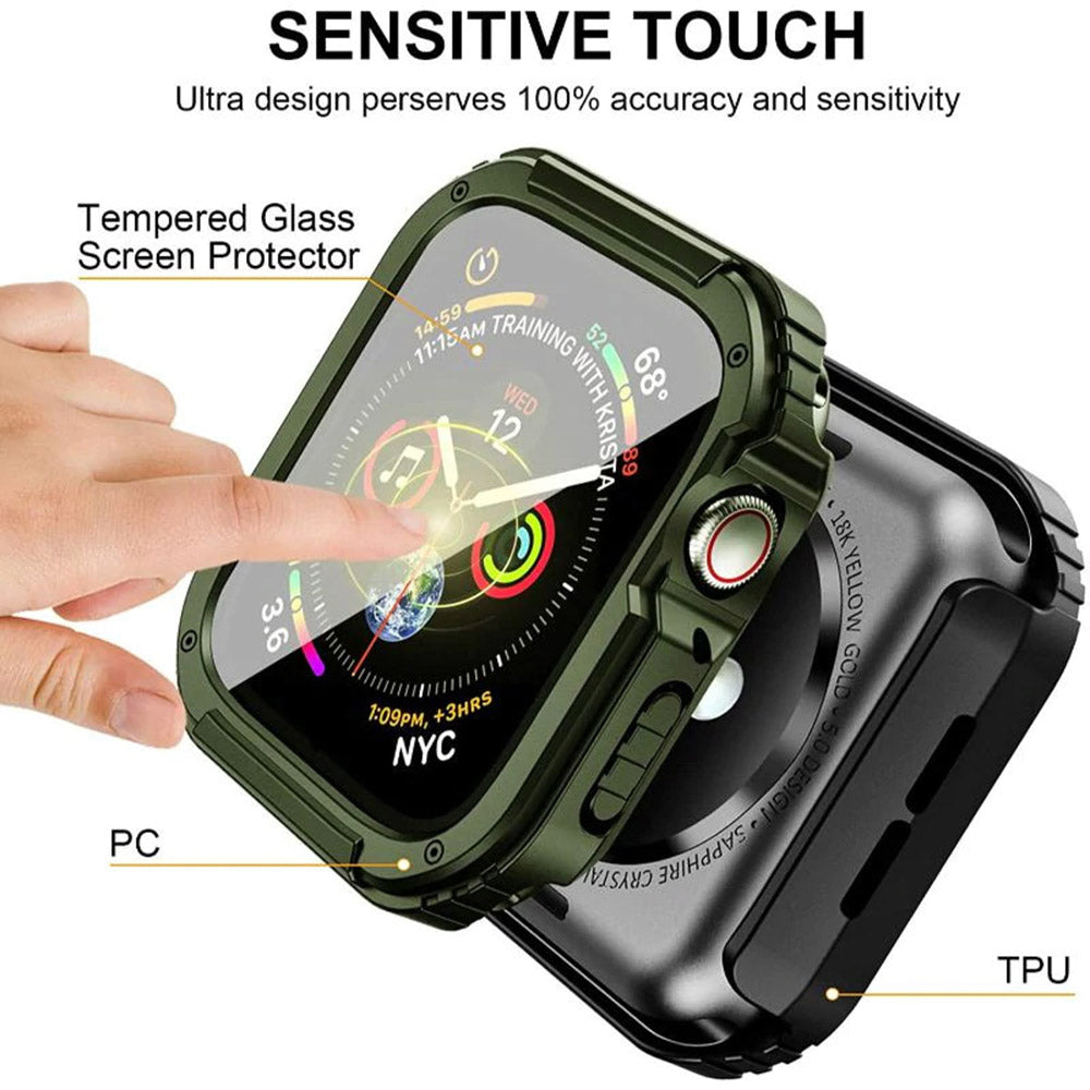 Pouzdro Lito Armor 360 pro Apple Watch 38mm Series, zelené