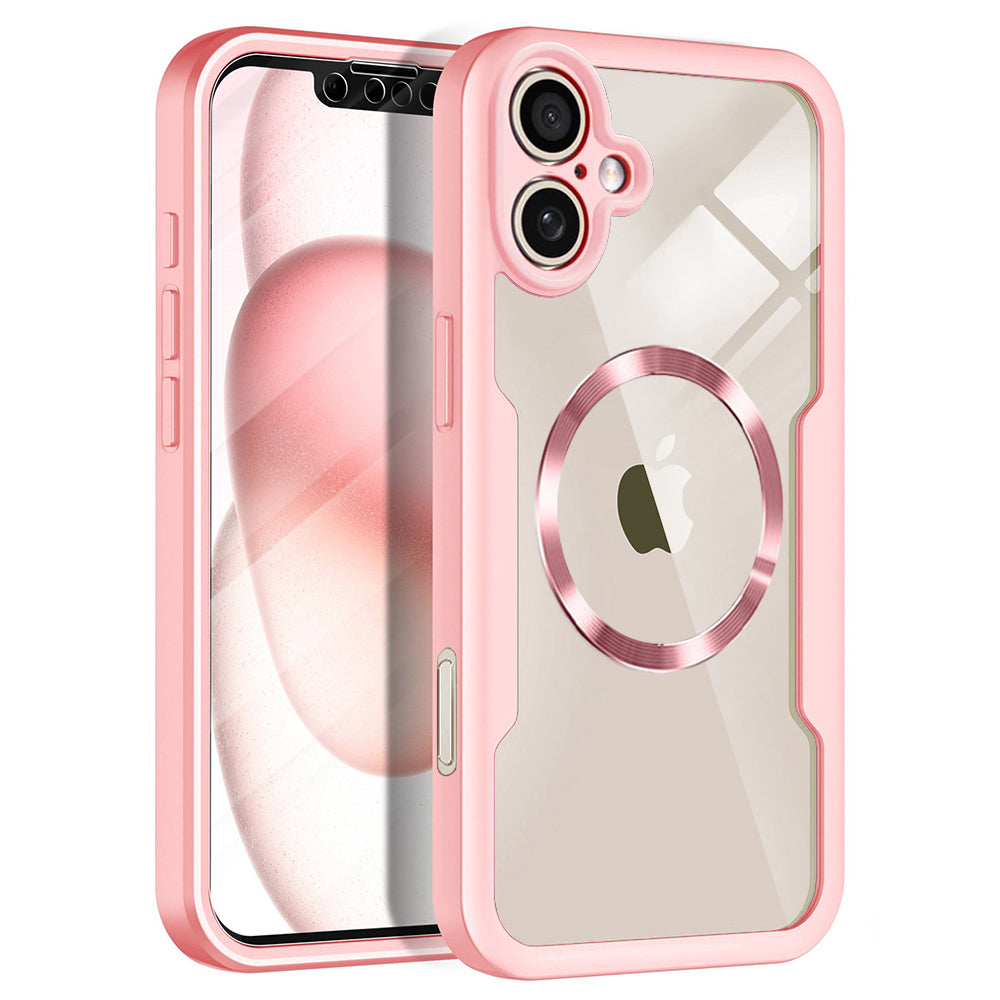 Pouzdro MagSafe pro Apple iPhone 17, Techsuit, ColorVerse 360, Růžová