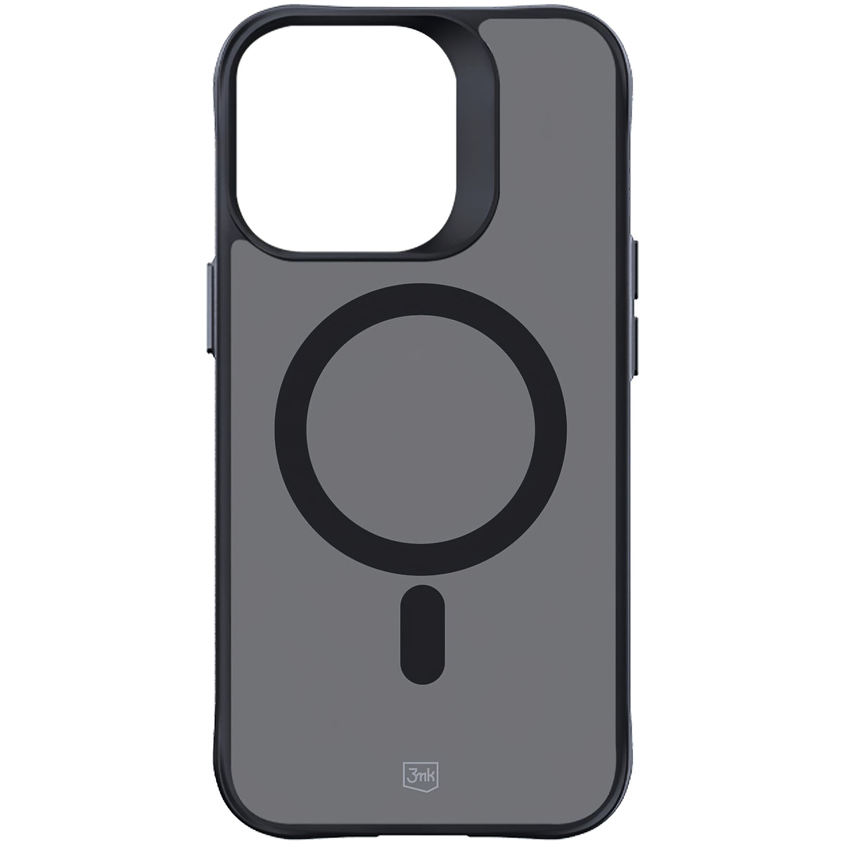 Pouzdro MagSafe pro Apple iPhone 15 Pro Max, 3MK, Smoke MagCase, černé