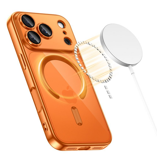 Pouzdro MagSafe pro Apple iPhone 17 Pro, Tech-Protect, Magflex, Oranžové