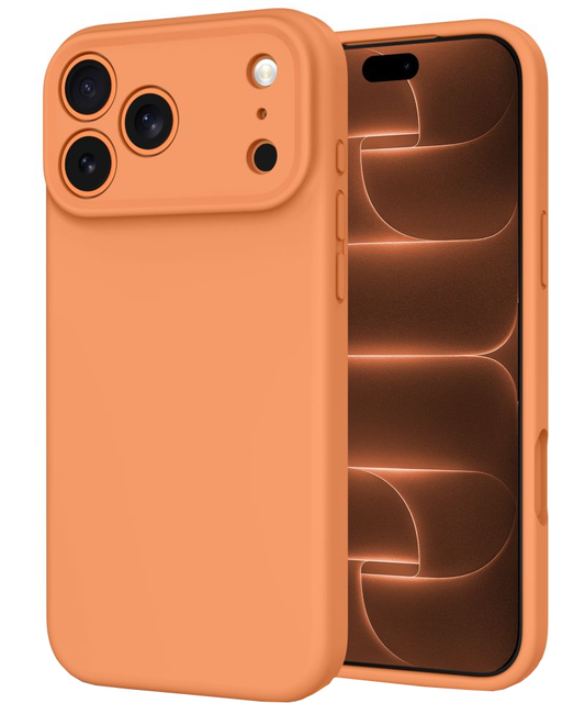 Pouzdro MagSafe pro Apple iPhone 18 Pro Max / 17 Pro Max, Tech-Protect, silikonové, oranžové