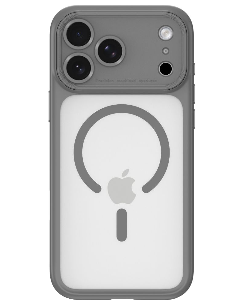 Pouzdro MagSafe pro Apple iPhone 18 Pro Max / 17 Pro Max, Tech-Protect, MagPeak CC, matně šedé