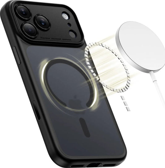 Pouzdro MagSafe pro Apple iPhone 17 Pro Max, Tech-Protect, MagPeak, Matně černé