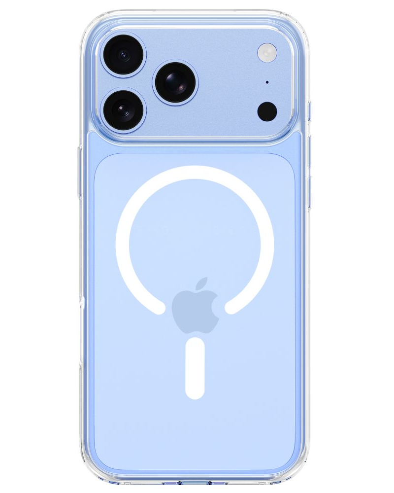 MagSafe pouzdro pro Apple iPhone 18 Pro / 17 Pro, Tech-Protect, Flexair Hybrid s ochranným sklem, průhledné