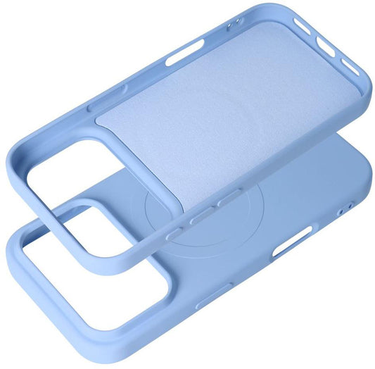 Pouzdro MagSafe pro Apple iPhone 18 Pro Max / 17 Pro Max, OEM, Silicone Mag (Big Hole), modré