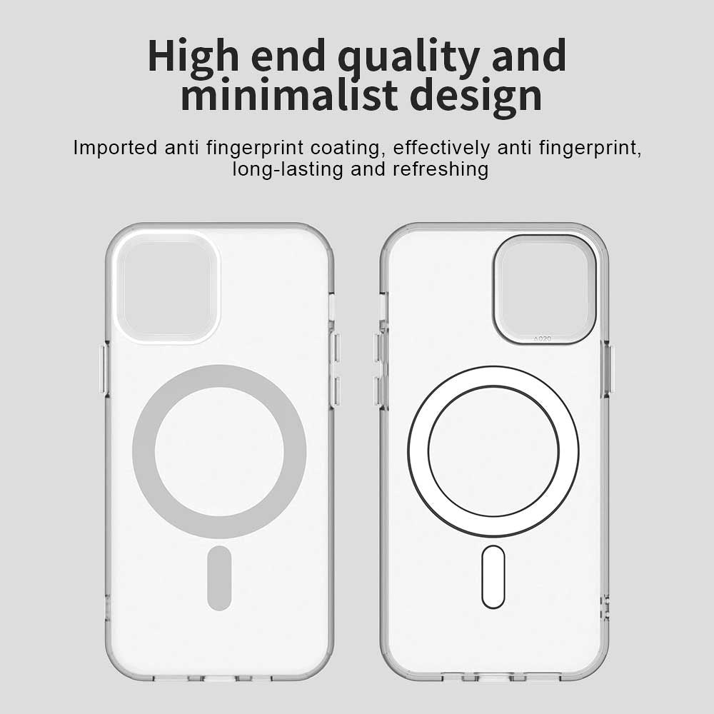 Pouzdro MagSafe pro Apple iPhone 12 / 12 Pro, Techsuit, CandyCase, Bílá
