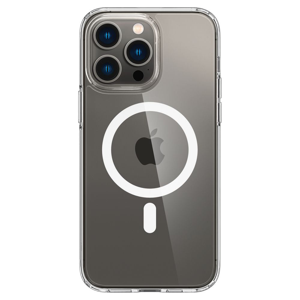 Pouzdro MagSafe pro Apple iPhone 14 Pro, Spigen, Ultra Hybrid, Bílá