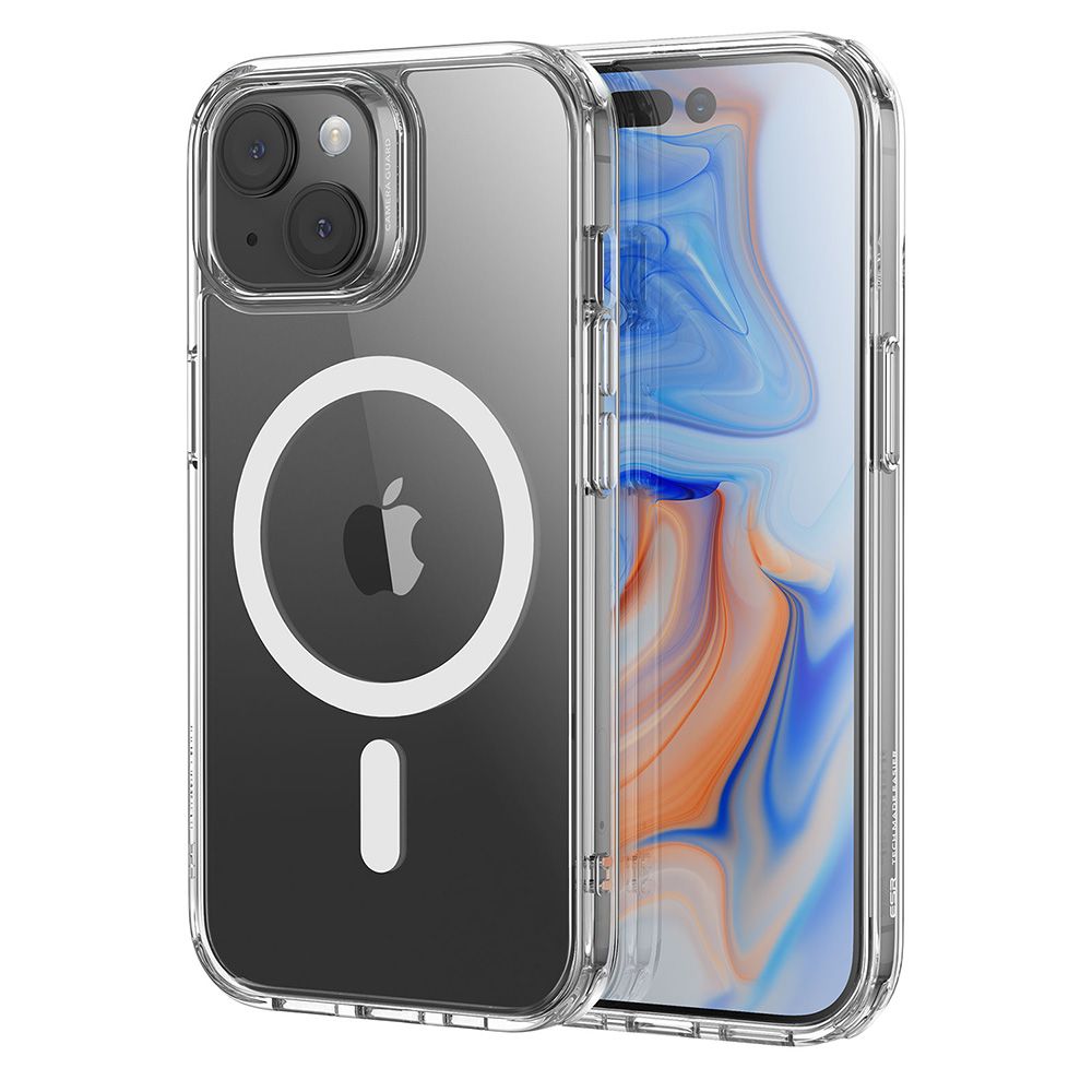 Pouzdro MagSafe pro Apple iPhone 15 Plus, ESR, Classic Hybrid, Průhledné