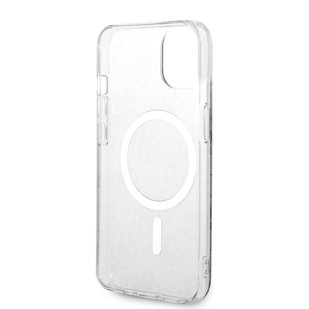 Pouzdro MagSafe pro Apple iPhone 15 Plus, Guess, IML 4G, Černá