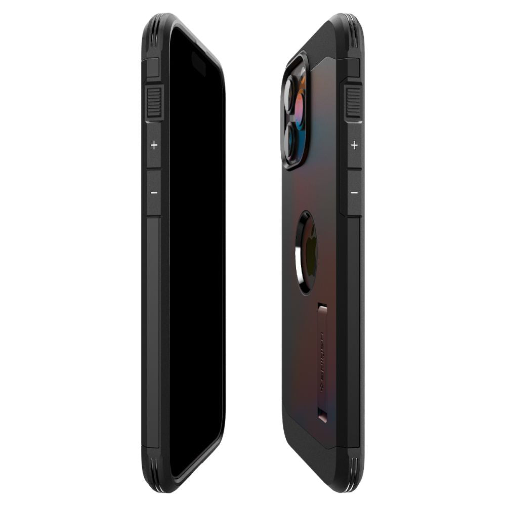 Pouzdro MagSafe pro Apple iPhone 15 Pro Max, Spigen, Tough Armor, Černé ACS06594